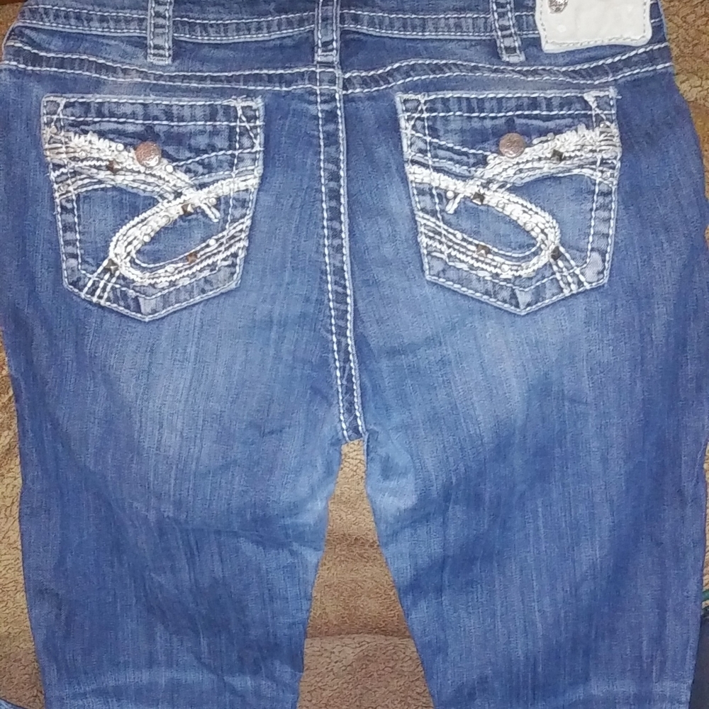 Silver jeans